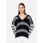 LIU JO- Maglia a righe 100% lana