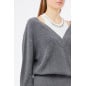 LIU JO- Abito in maglia con ricami gioiello LIU JO- Abito in maglia con ricami gioiello