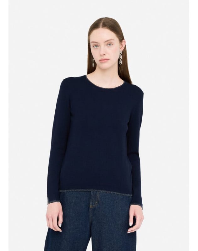 LIU JO- Pullover con dettagli in lurex® LIU JO- Pullover con dettagli in lurex®