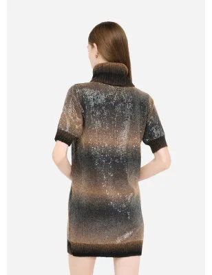 LIU JO- Abito in lana con paillettes