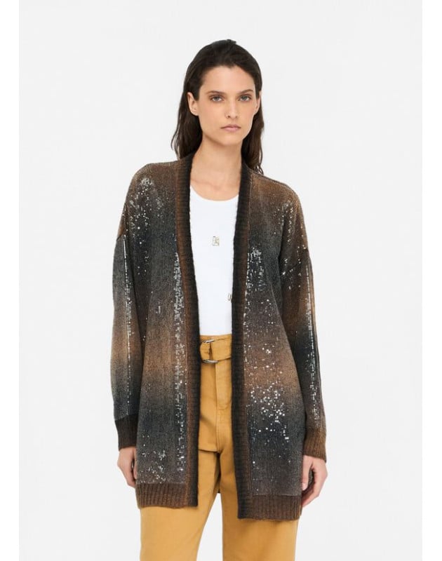 LIU JO- Cardigan lungo con paillettes LIU JO- Cardigan lungo con paillettes