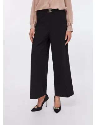 LIU JO- Pantaloni cropped con cintura