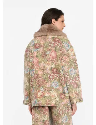 LIU JO- Giacca con colletto in pelliccia sintetica