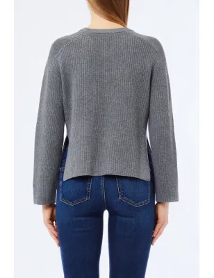 LIU JO- Maglia con Bottoni laterali