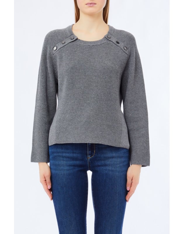 LIU JO- Maglia con Bottoni laterali