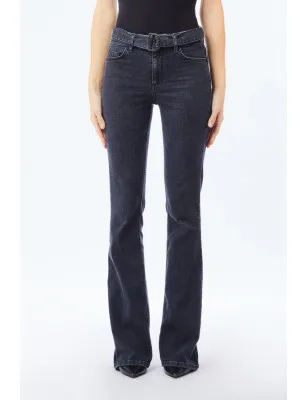 LIU JO- Jeans flare con cintura