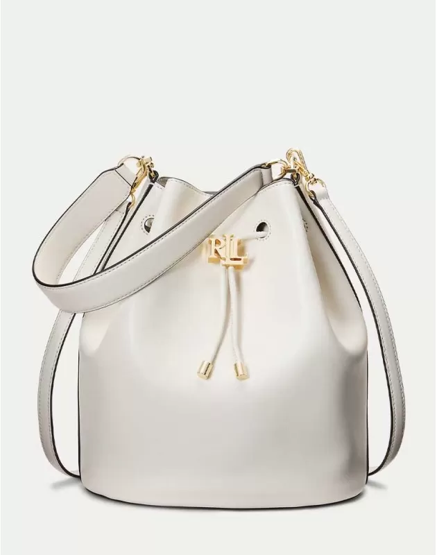 LAUREN RALPH LAUREN - Borsa a secchiello Andie grande in pelle