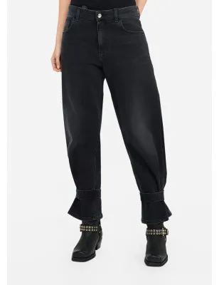 LIU JO- Jeans carrot fit a vita alta