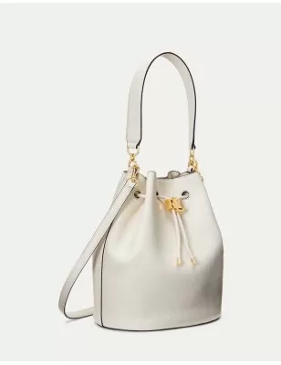 LAUREN RALPH LAUREN - Borsa a secchiello Andie grande in pelle