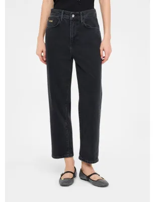 LIU JO- Jeans boyfriend con tasca matelassé