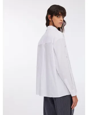 LIU JO- Camicia in cotone con strass