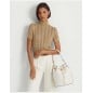 LAUREN RALPH LAUREN - Borsa a secchiello Andie grande in pelle