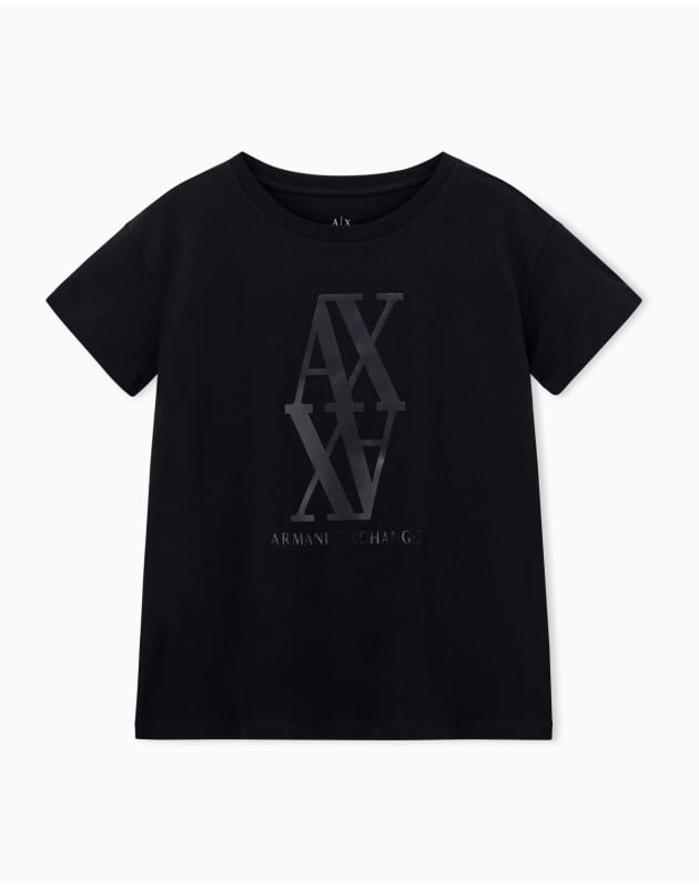 ARMANI EXCHANGE- T-shirt regular fit con maxi logo ARMANI EXCHANGE- T-shirt regular fit con maxi logo