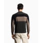 EMPORIO ARMANI- Maglione in lana vergine color block