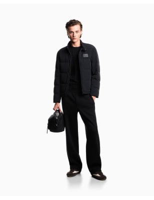 EMPORIO ARMANI- Piumino trapuntato in nylon spandex