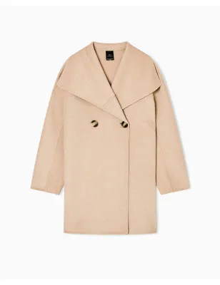 ARMANI EXCHANGE- Cappotto doppiopetto in misto lana