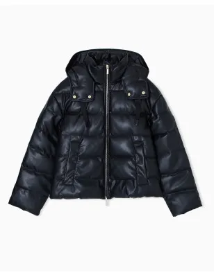 ARMANI EXCHANGE- Giubbotto in tessuto lucido riciclato