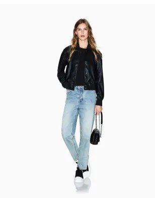 ARMANI EXCHANGE- Bomber in ecopelle