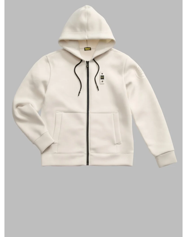 BLAUER- Felpa scuba con cappuccio Colby