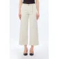 LIU JO- Pantaloni flare in cotone stretch
