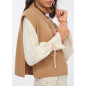 LIU JO- Gilet 100% lana con ricami gioiello