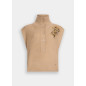 LIU JO- Gilet 100% lana con ricami gioiello