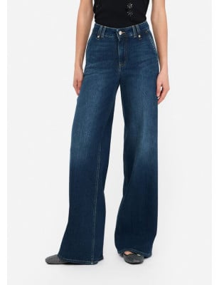 copy of LIU JO- Jeans boyfriend con tasca matelassé