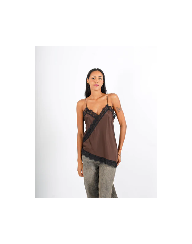 HOPE - Top Lungo con pizzo Lisimba HOPE - Top Lungo con pizzo Lisimba