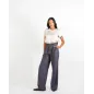 HOPE - Pantalone Gamba larga con cintura Stellare