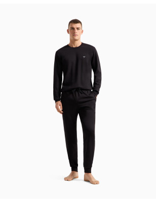 EMPORIO ARMANI- Pigiama in cotone interlock