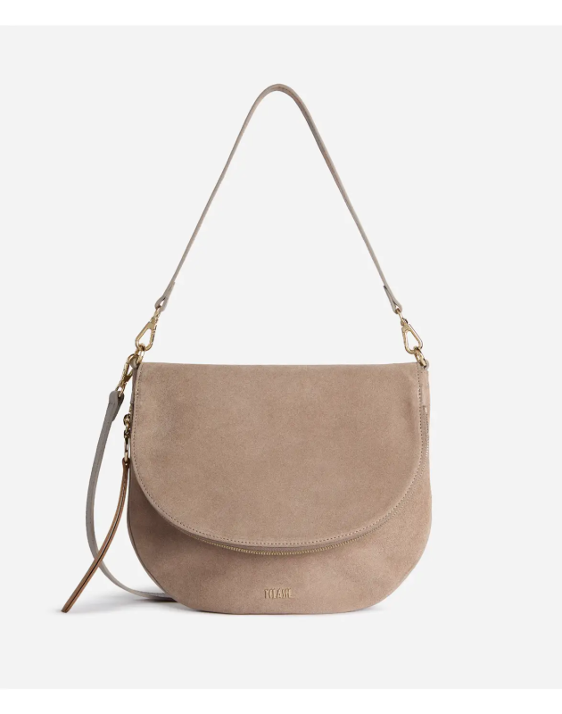 ALVIERO MARTINI- Wild Leather sottospalla con patta Greige