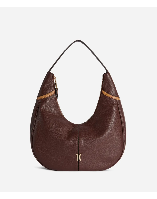 ALVIERO MARTINI- Castle Leather borsa sottospalla Taupe