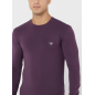 EMPORIO ARMANI- Maglia loungewear fitted fit in soft modal