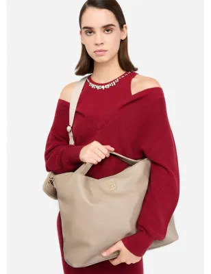 LIU JO- Tote bag media con charm