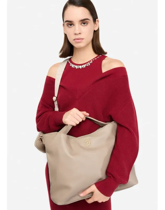 LIU JO- Tote bag media con charm