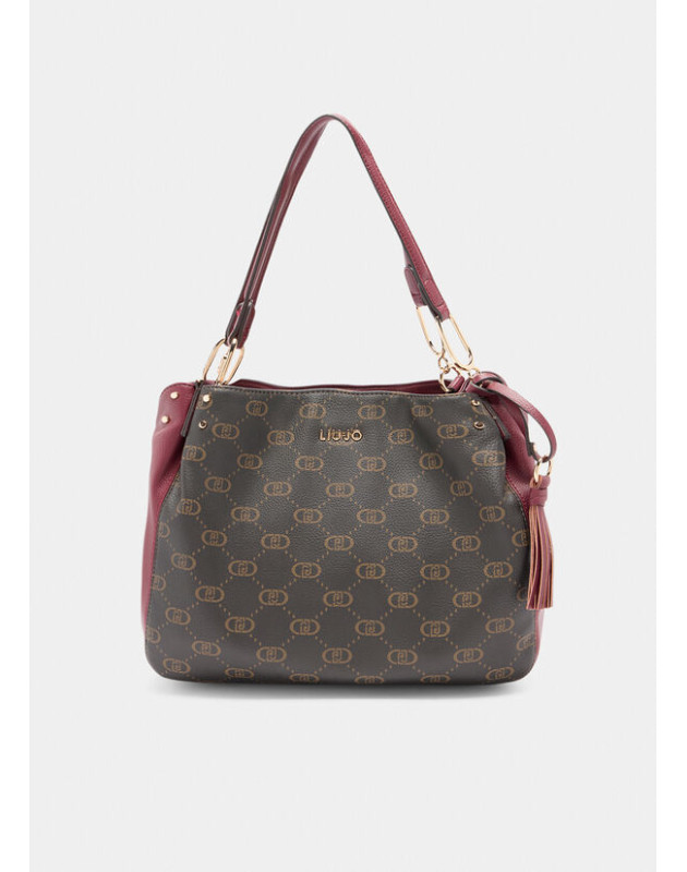 LIU JO- Shopping bag media con logo