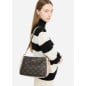 LIU JO- Borsa a spalla media monogram