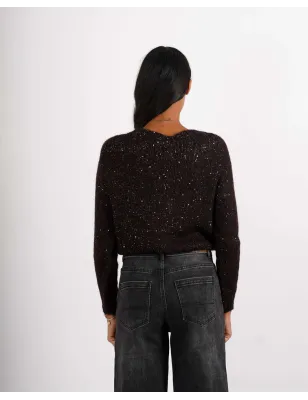 HOPE - Cardigan con bottoni gioiello in lana Purezza