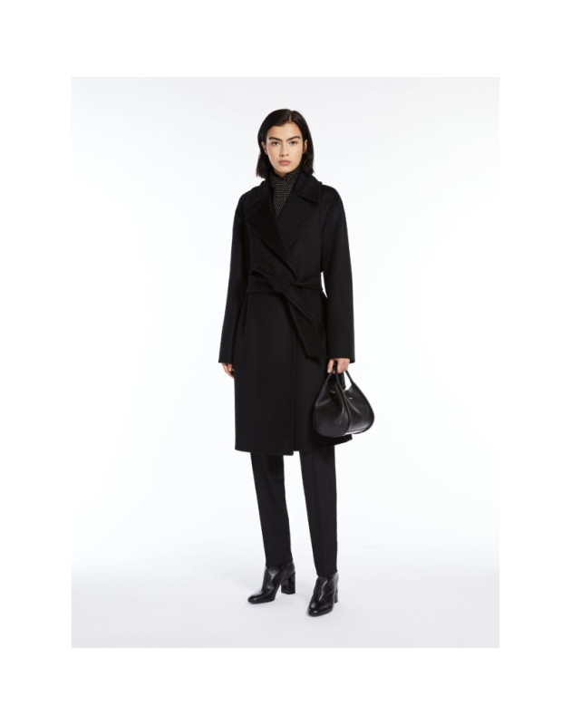 MAX MARA - Cappotto a vestaglia in lana