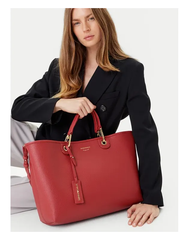 EMPORIO ARMANI- Shopper media MyEA stampa cervo