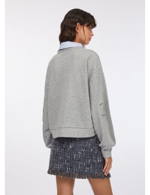 LIU JO- Felpa con strass