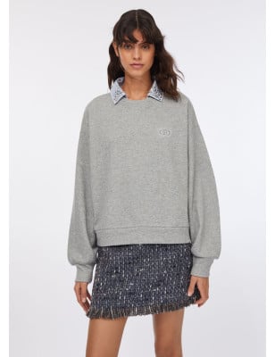 LIU JO- Felpa con strass