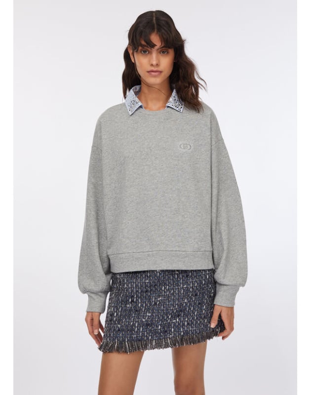 LIU JO- Felpa con strass