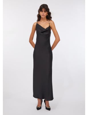 LIU JO- Abito lungo elegante in raso