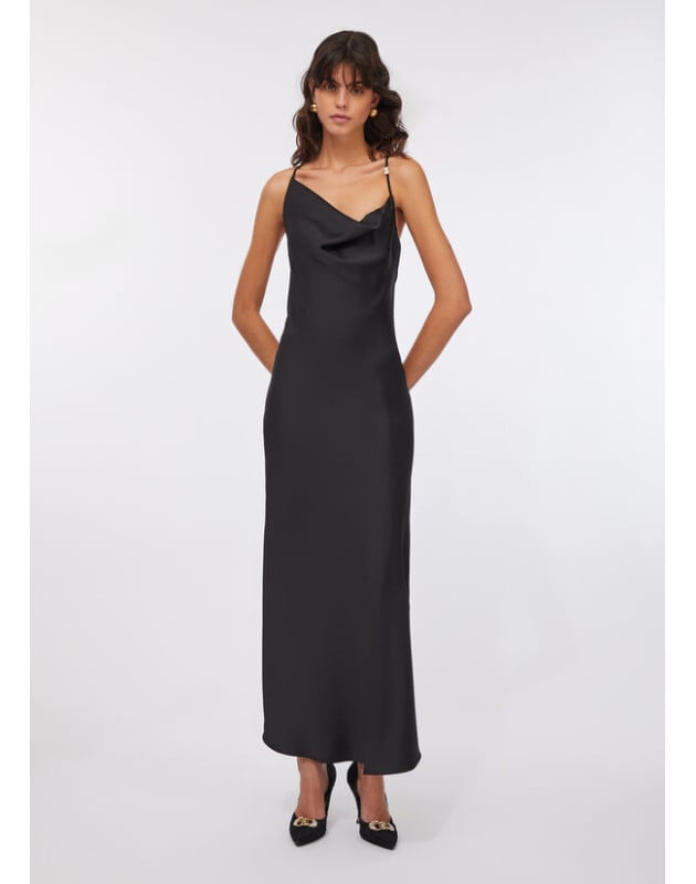 LIU JO- Abito lungo elegante in raso