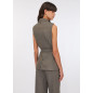 LIU JO- Gilet chevron con cintura