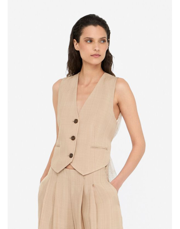 copy of LIU JO- Gilet chevron con cintura