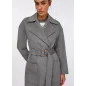 LIU JO- Cappotto in lana con cintura
