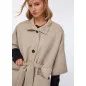 LIU JO- Cappotto in lana con cintura LIU JO- Cappotto in lana con cintura