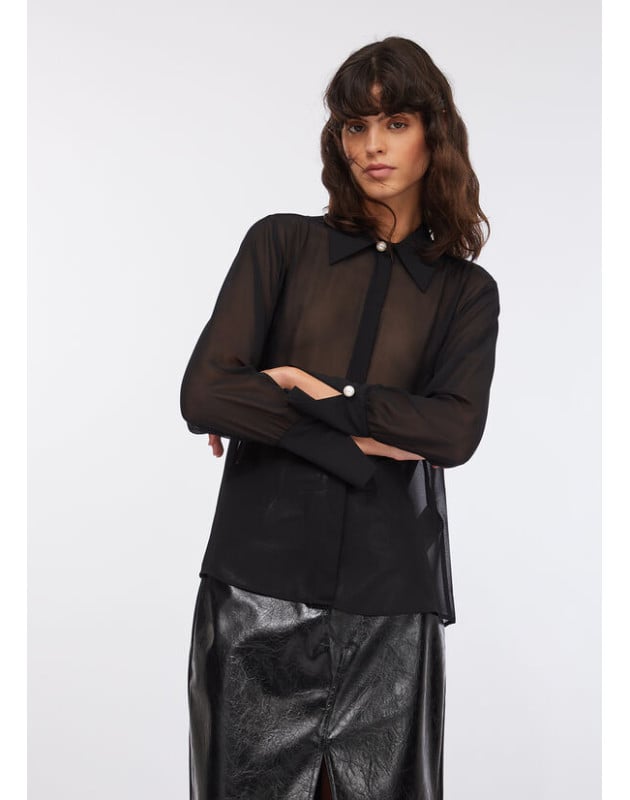 LIU JO- Camicia con perle